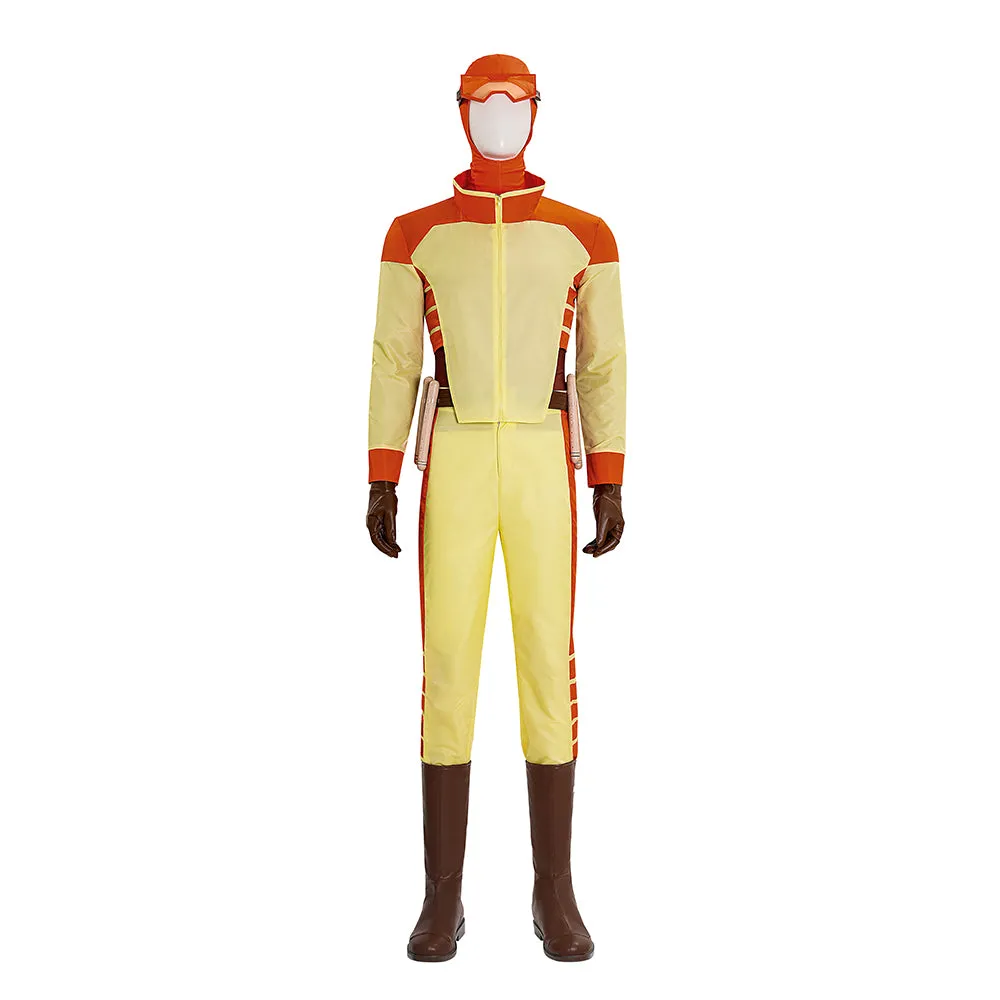 Invincible Rex Splode Cosplay Costume Halloween Yellow Suit ACcosplay