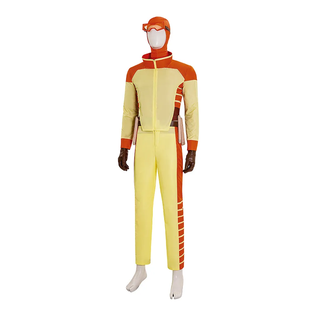 Invincible Rex Splode Cosplay Costume Halloween Yellow Suit ACcosplay