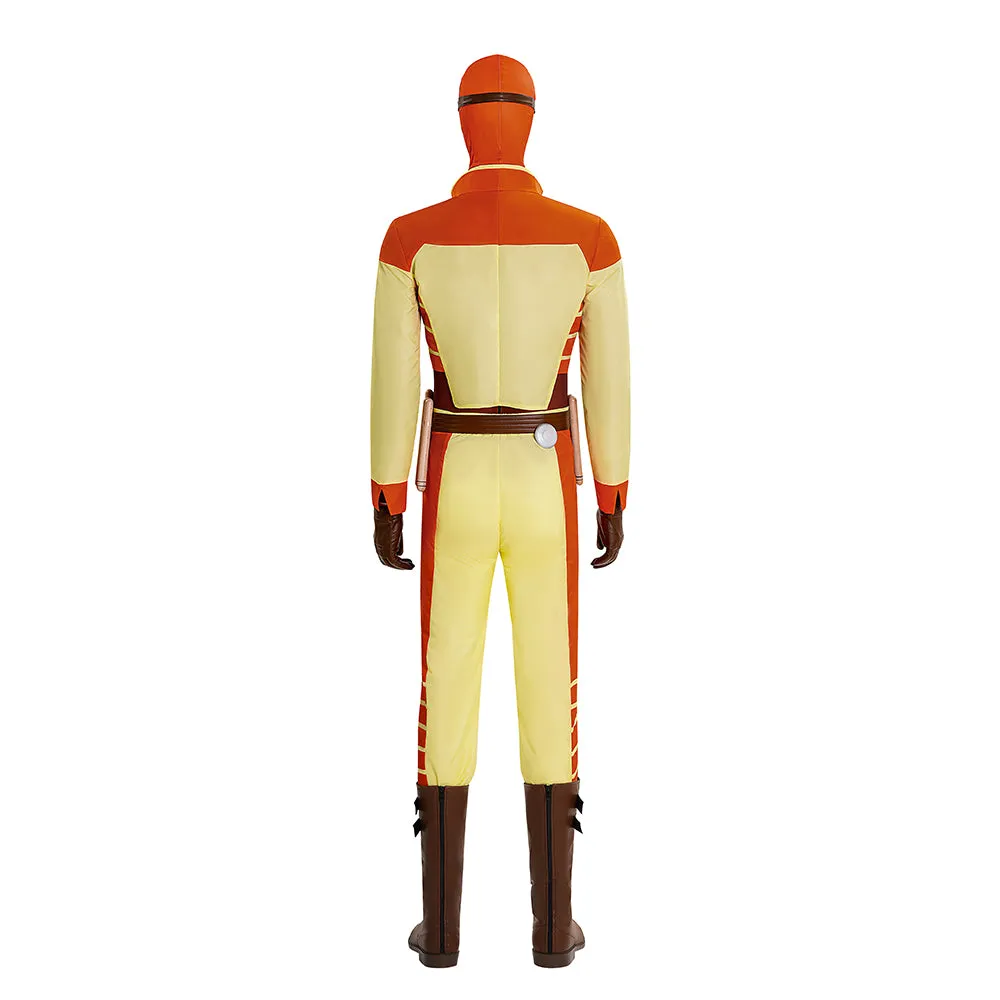 Invincible Rex Splode Cosplay Costume Halloween Yellow Suit ACcosplay