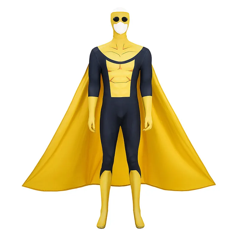 Invincible Sinister Mark Graysons Yellow Cosplay Costume Combat Suit ACcosplay
