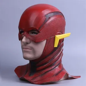 Justice League The Flash Cosplay Mask Full Face Barry Allen Flash Helmet Mask