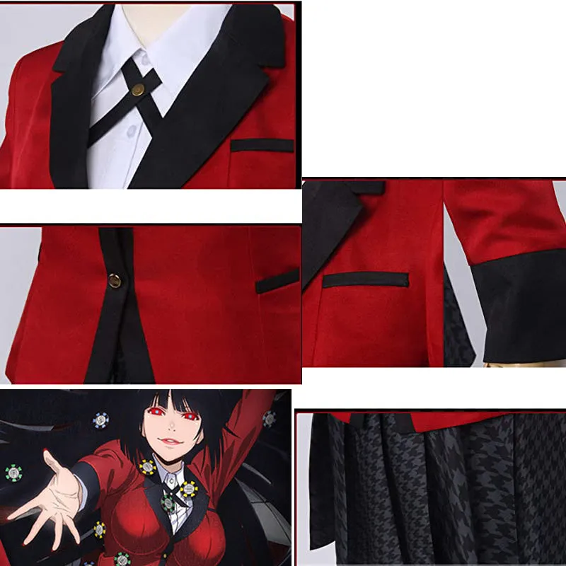 Kakegurui Jabami Yumeko School Uniform Cosplay Costume