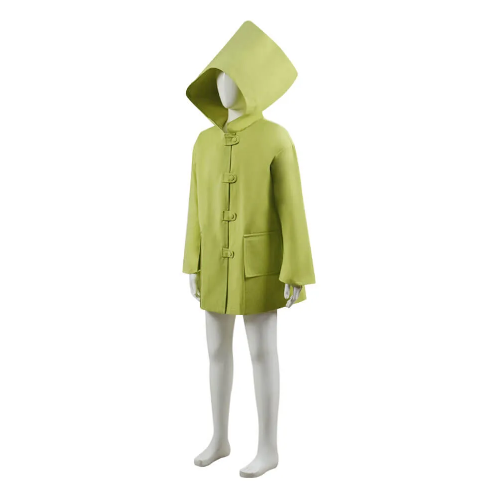 Kids Adults Little Nightmares Six Raincoat Coat Hooded Jacket Cosplay Costume