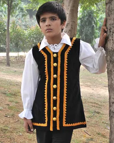Kids Captain Jack Pirate Vest