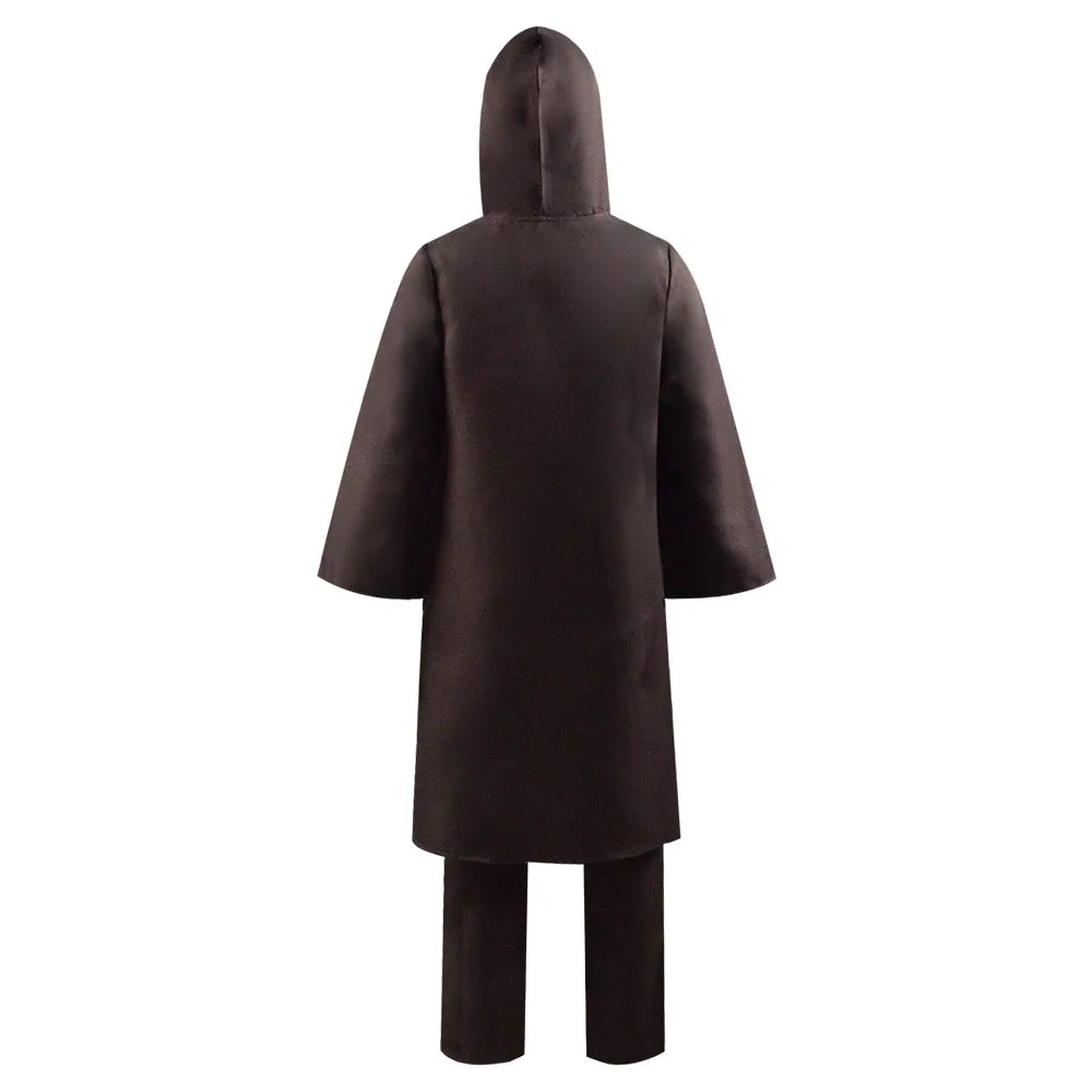 Kids Star Wars Costumes Obi-Wan Cosplay Costume Jedi Tunic Cloak Robe Full Set Outfit