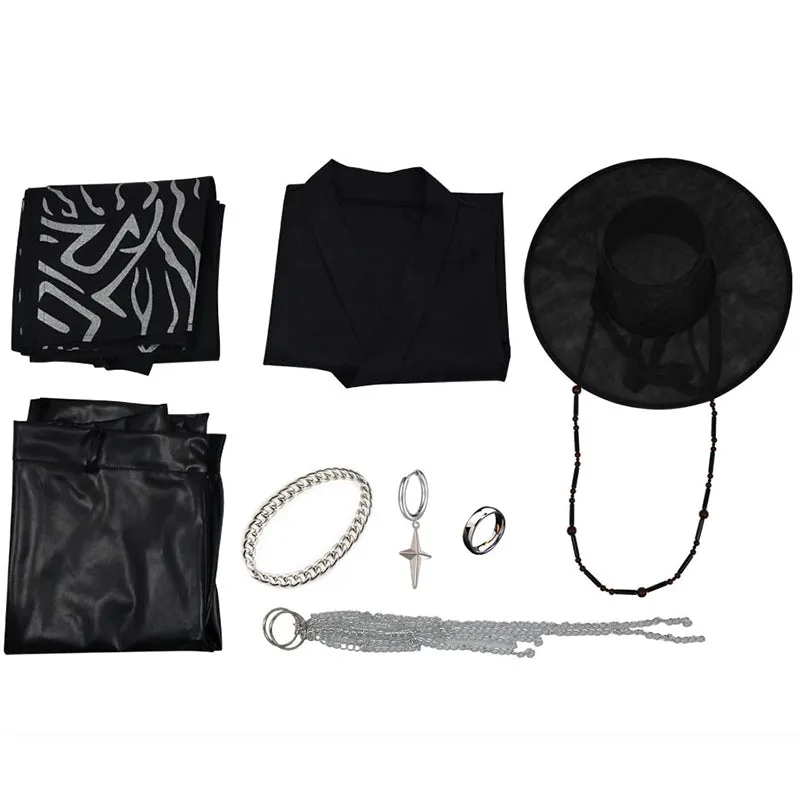 Kpop Demon Hunters Jinu Saja Boys Demon Outfit Cosplay Costume Combat Suit Accosplay