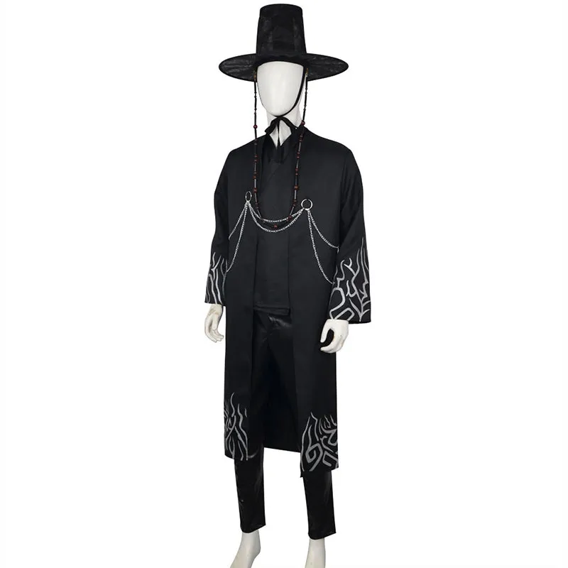 Kpop Demon Hunters Jinu Saja Boys Demon Outfit Cosplay Costume Combat Suit Accosplay