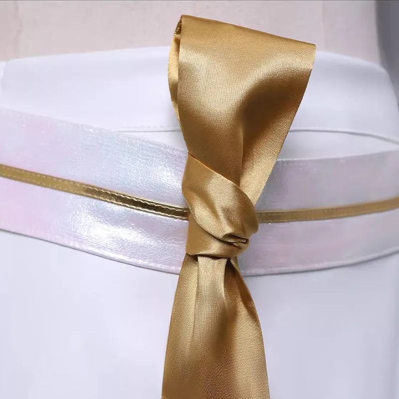 Kpop Demon Hunters Mira Cosplay Costume Golden White Dance Halloween Suit ACcosplay