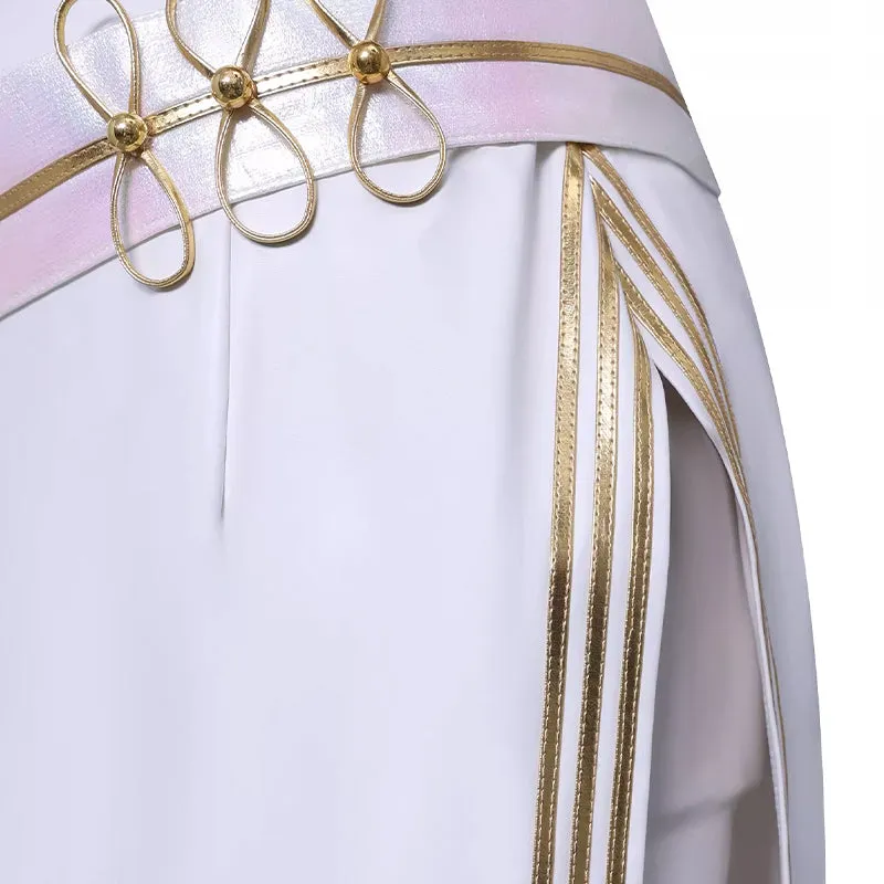 Kpop Demon Hunters Mira Cosplay Costume Golden White Dance Halloween Suit ACcosplay