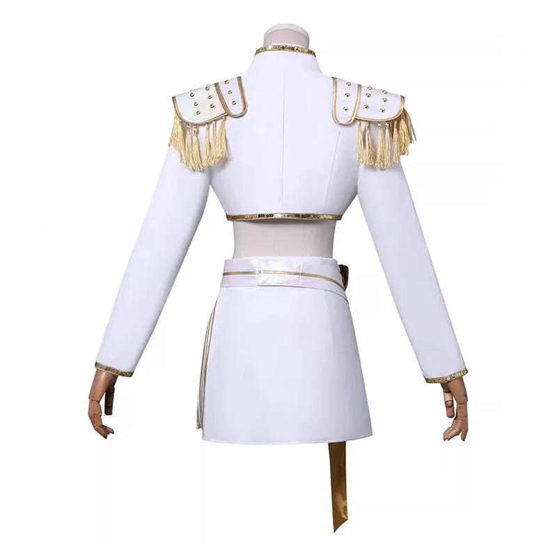 Kpop Demon Hunters Mira Cosplay Costume Golden White Dance Halloween Suit ACcosplay