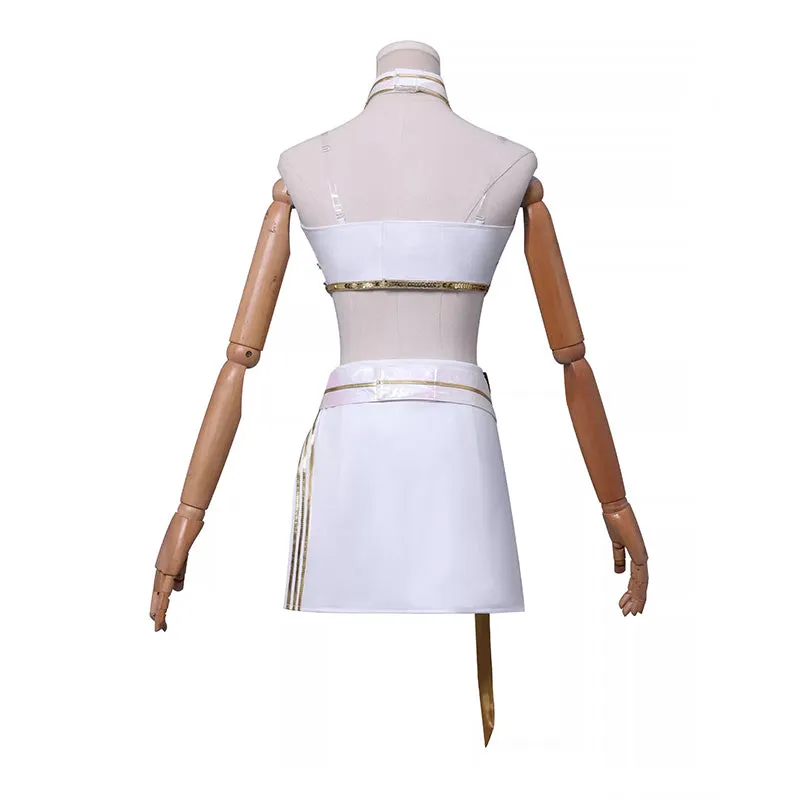 Kpop Demon Hunters Mira Cosplay Costume Golden White Dance Halloween Suit ACcosplay
