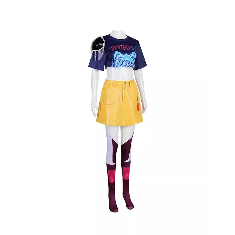 Kpop Demon Hunters Mira Cosplay Costume Halloween Outfit