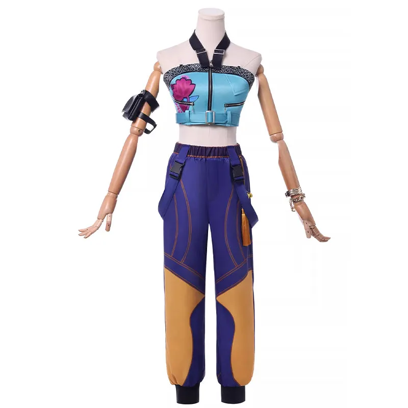Kpop Demon Hunters Zoey Cosplay Costume Women's Masquerade Party Halloween Suit Accosplay