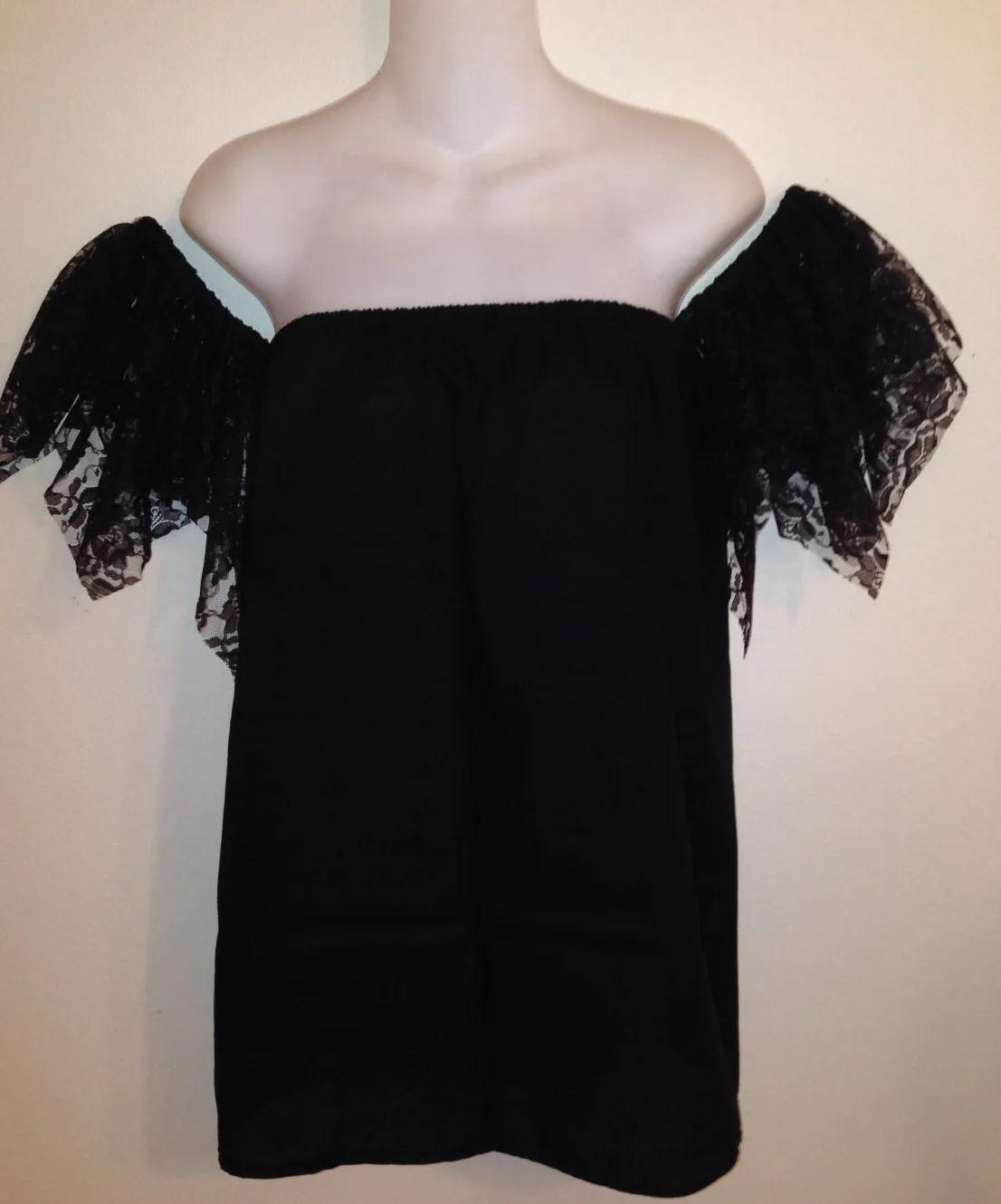 Lace Fairy Cuff Sleeve Chemise Top