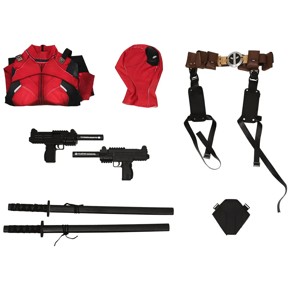 Lady Deadpool 3 Cosplay Costume 2024 Deadpool Wolverine Female Halloween Suit