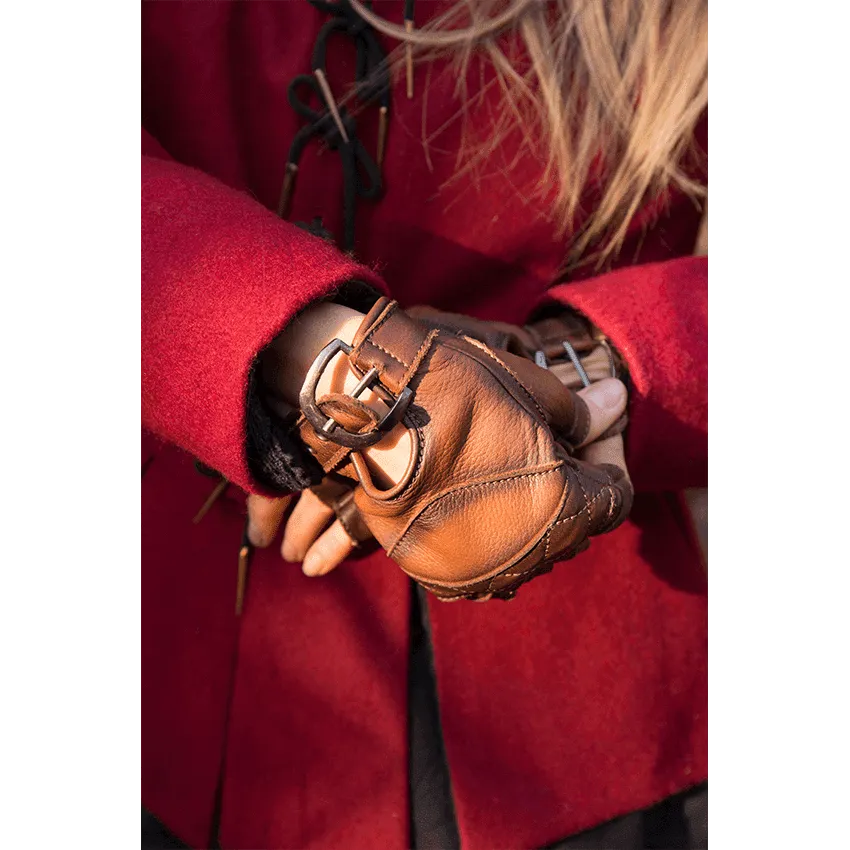Leather Celtic Gloves
