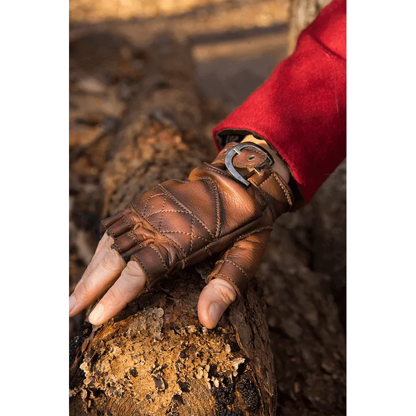 Leather Celtic Gloves