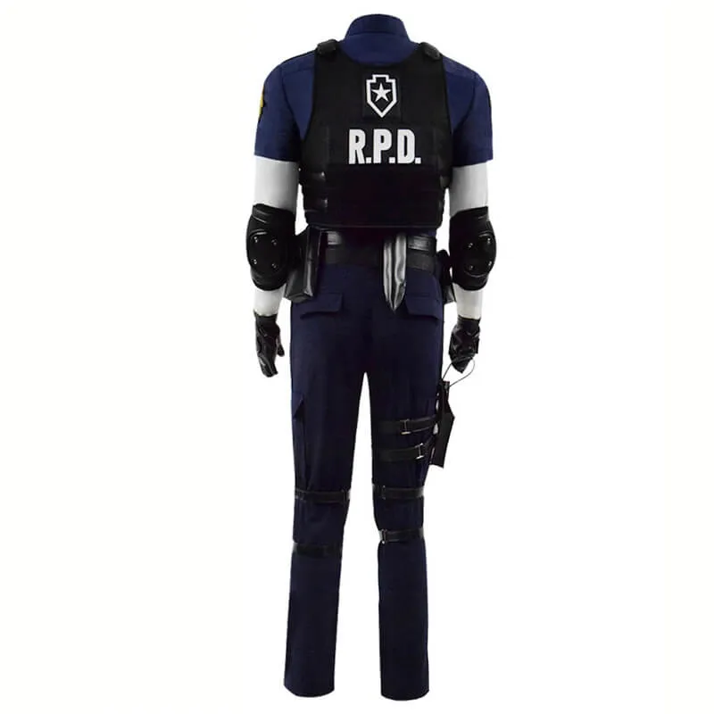 Leon Scott Kennedy Cosplay Outfit Resident Evil 2 Halloween Costumes ACcosplay