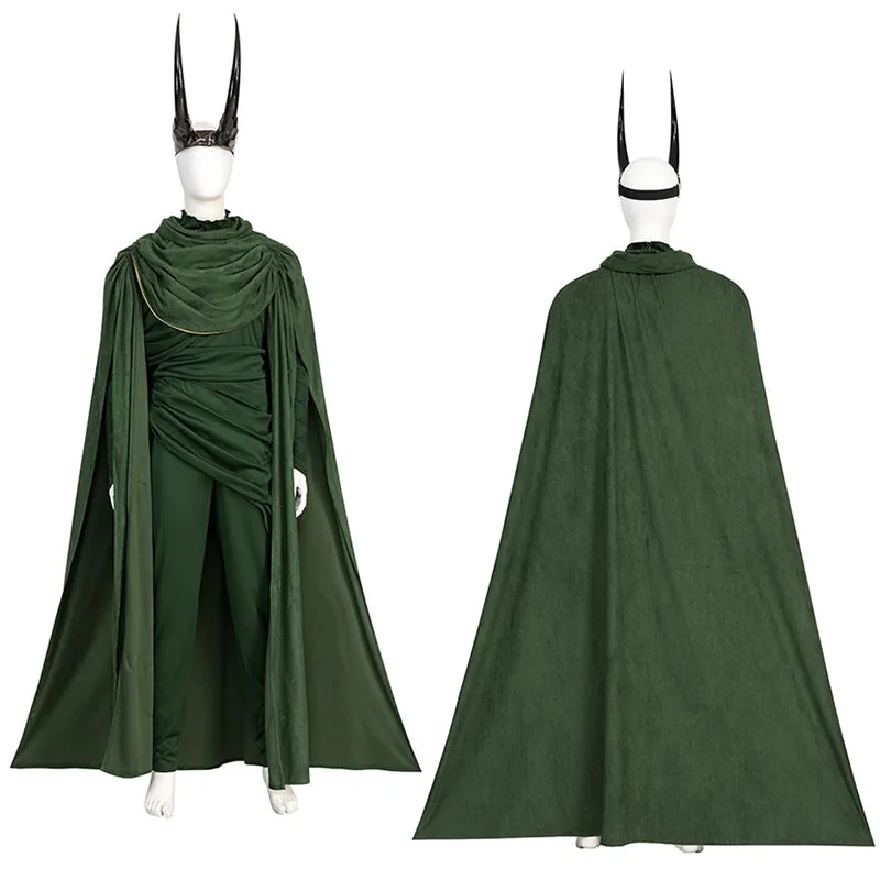 Loki God Of Stories Cosplay Loki Season 2 Halloween Costume with Loki Horns