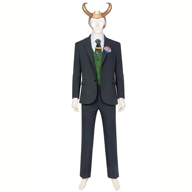 Loki Season 1 Loki Cosplay Costume 2021 New LOKI Cosplay Suit