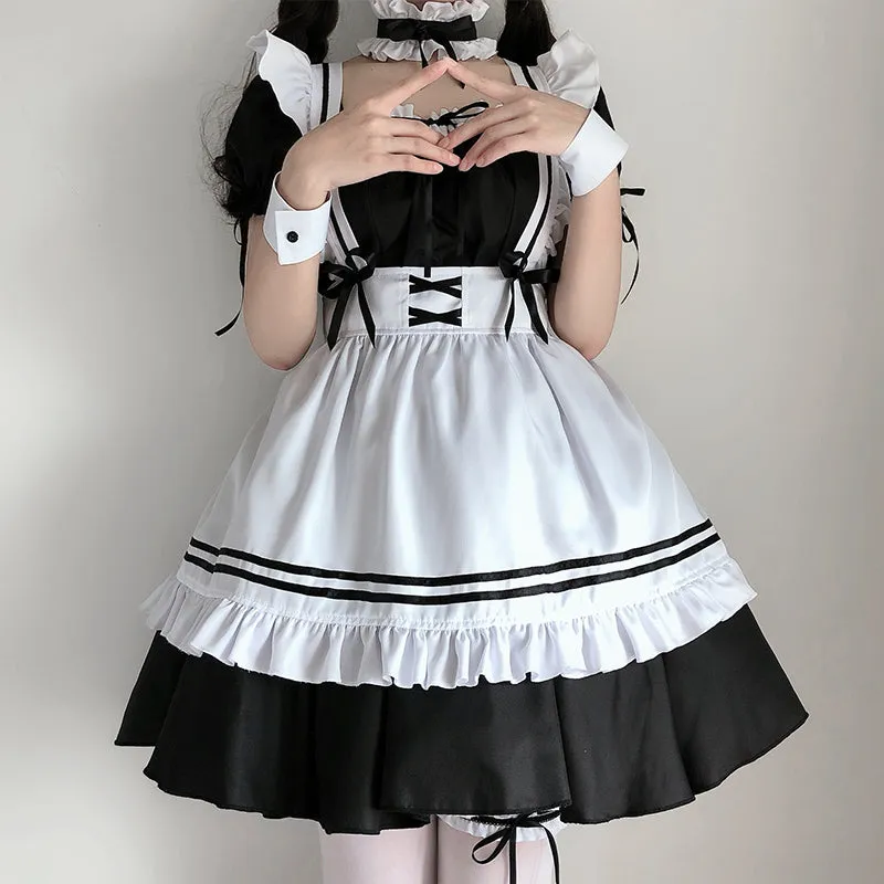 Lolita Maid Dress Cosplay Costume Maid Outfit Cosplay Gothic Dress Women
