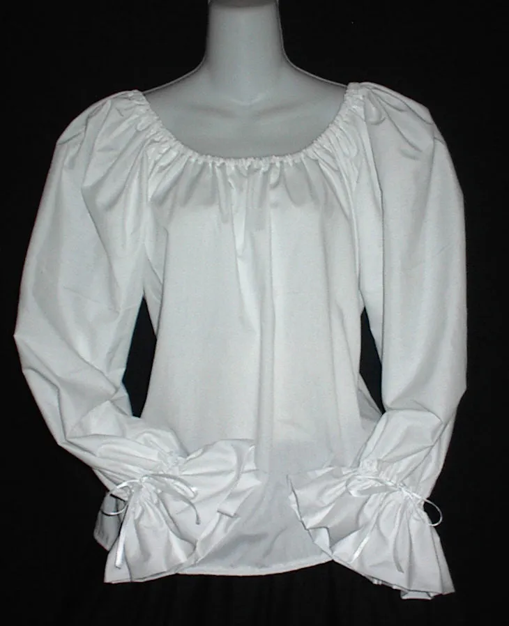 Long Sleeve Peasant Chemise Top