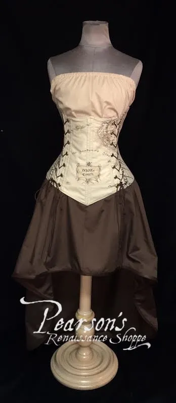 Lord of the Rings Middle Earth Elvish Writing Corset Set