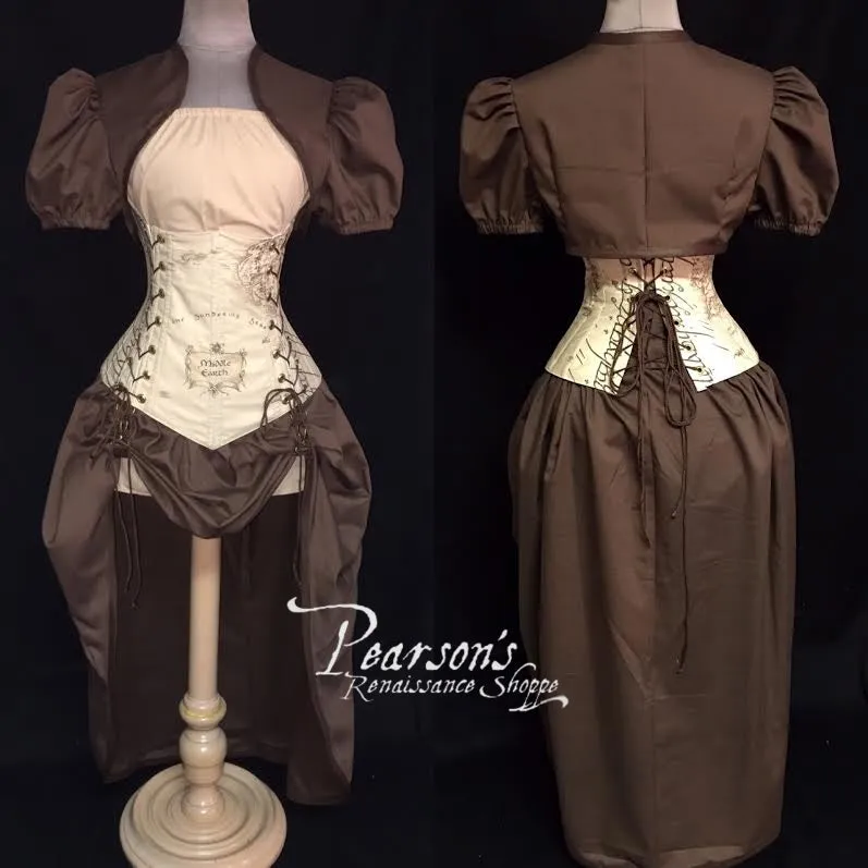 Lord of the Rings Middle Earth Elvish Writing Corset Set
