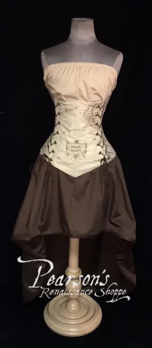 Lord of the Rings Middle Earth Elvish Writing Corset Set