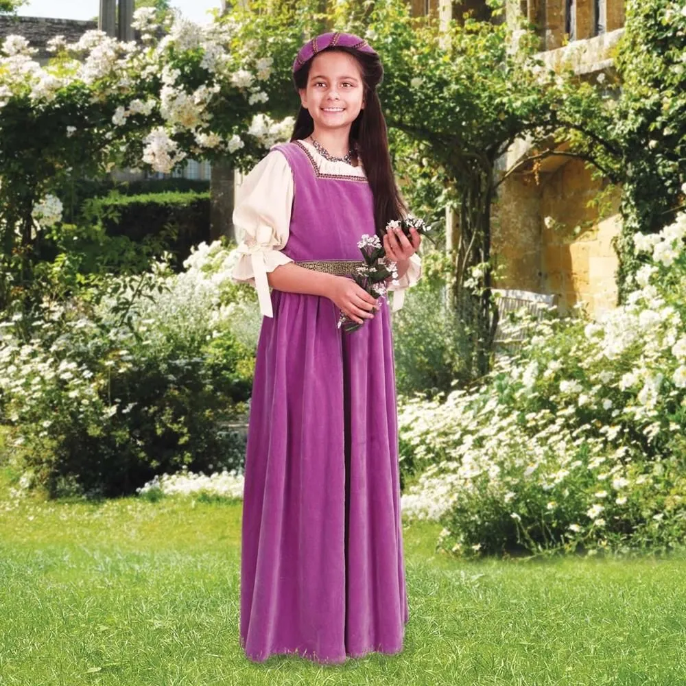 Maiden Girls Overdress w/ Circlet Crown