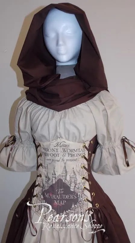 Marauder's Map Set with Reversible Corset