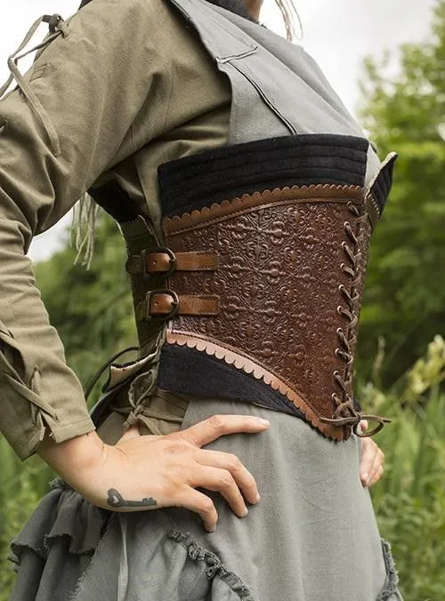Margot Leather Underbust Corset