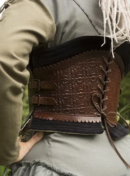 Margot Leather Underbust Corset