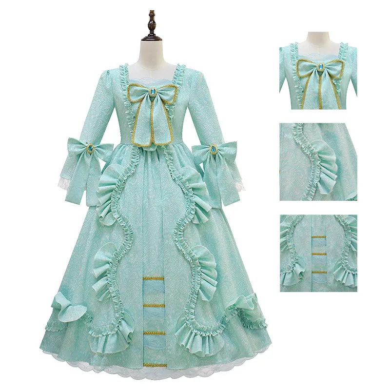Marie Antoinette Ball Dresses 18th Century Victorian Dress Halloween Outfit ACcosplay