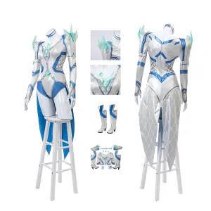 Marvel Rivals Emma Frost The White Queen Cosplay Costume Halloween Outfit ACcosplay