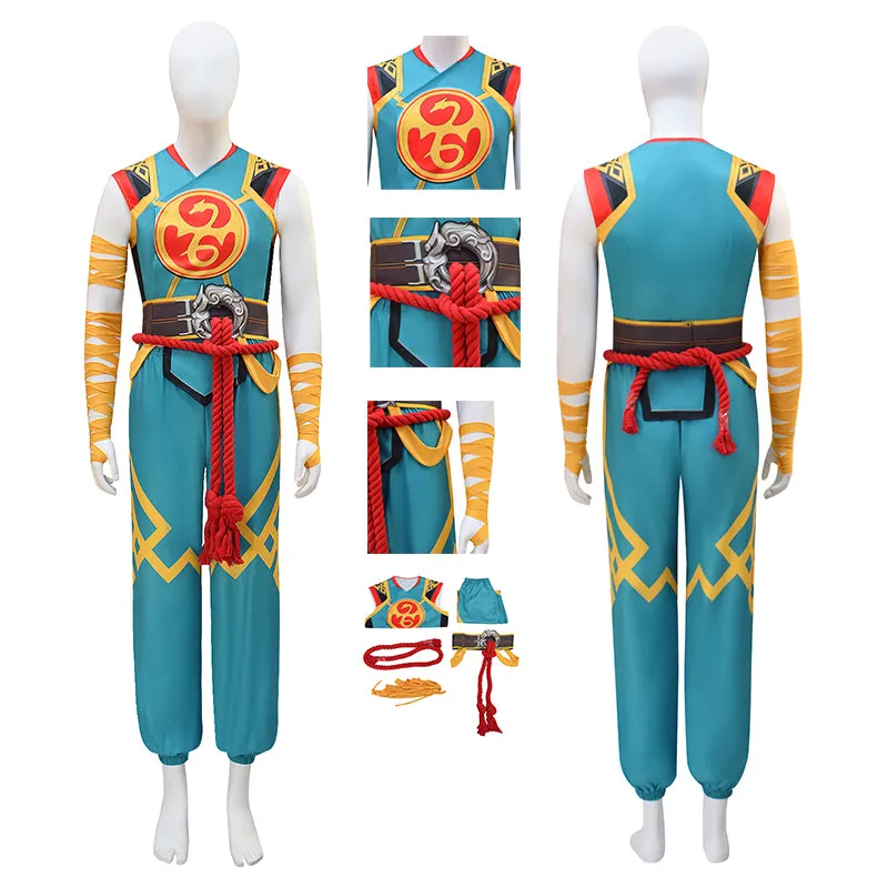 Marvel Rivals Iron Fist Cosplay Costume Kung Fu Battle Halloween Suit ACcosplay