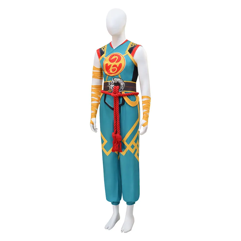 Marvel Rivals Iron Fist Cosplay Costume Kung Fu Battle Halloween Suit ACcosplay