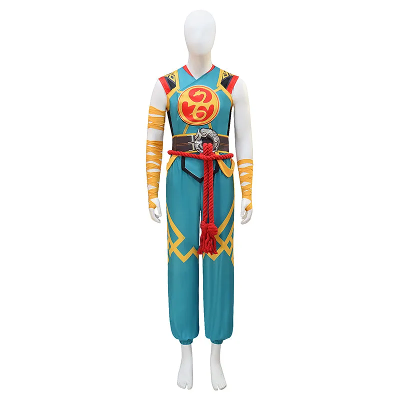 Marvel Rivals Iron Fist Cosplay Costume Kung Fu Battle Halloween Suit ACcosplay