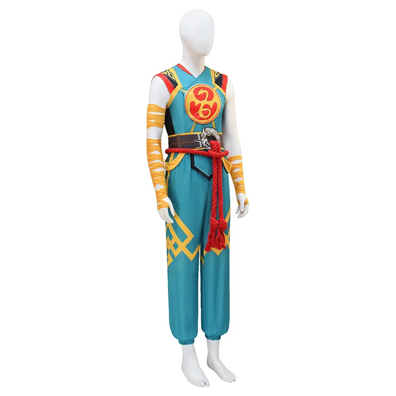 Marvel Rivals Iron Fist Cosplay Costume Kung Fu Battle Halloween Suit ACcosplay