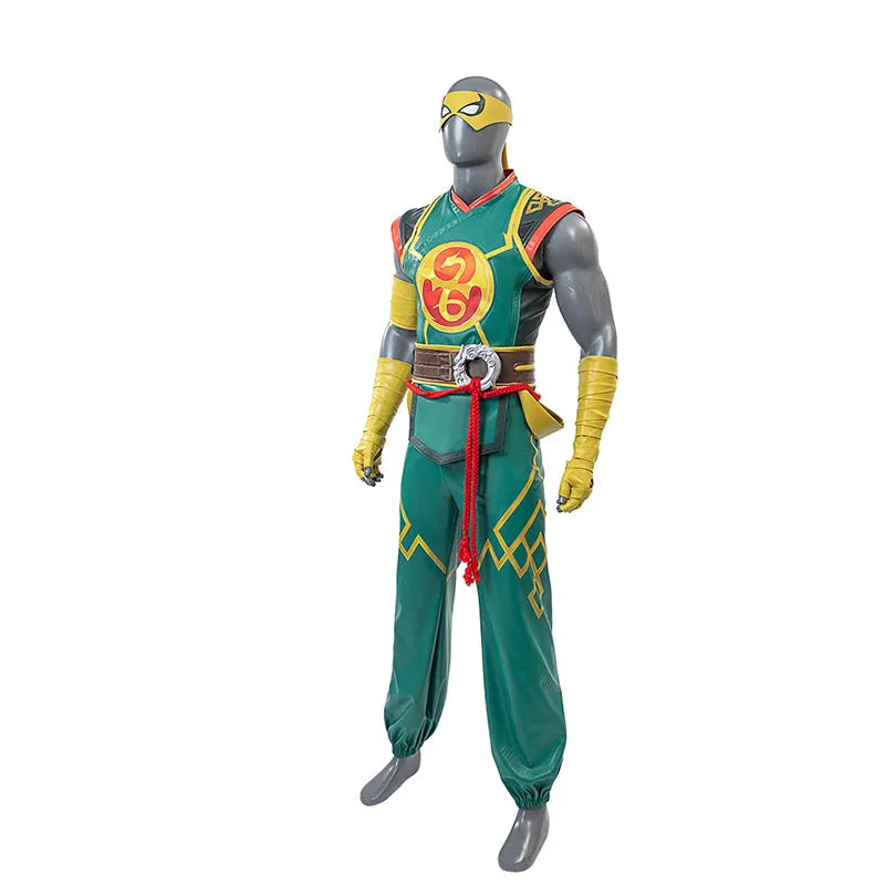 Marvel Rivals Iron Fist Cosplay Costume With Eye Mask Halloween Outfit ACcosplay