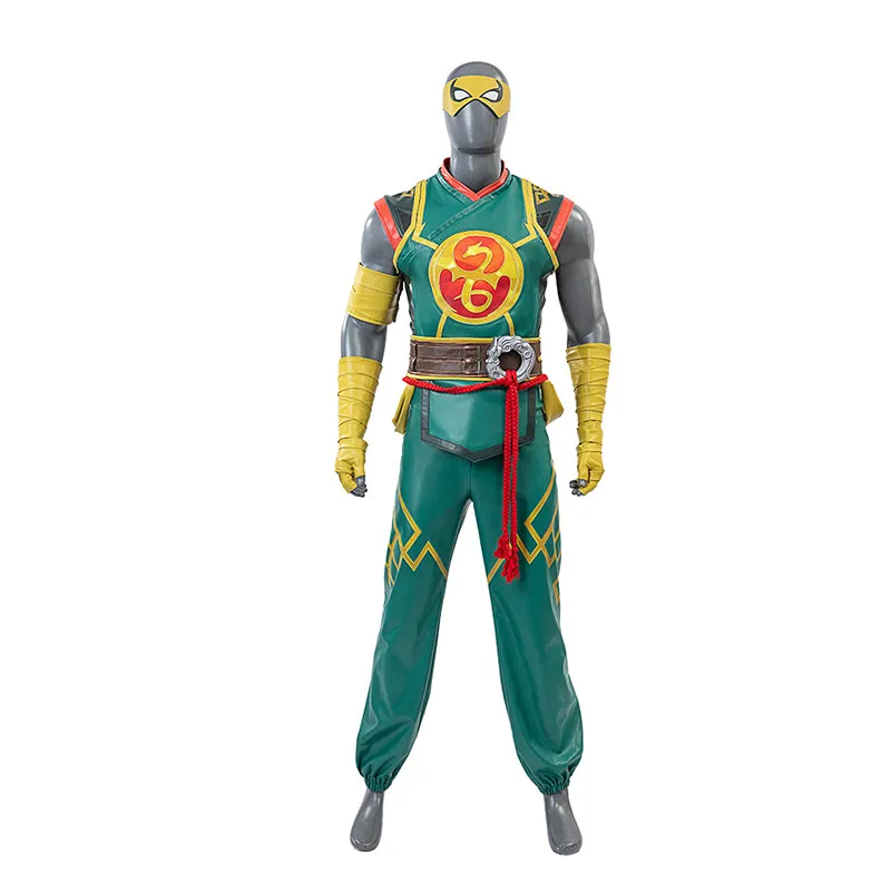 Marvel Rivals Iron Fist Cosplay Costume With Eye Mask Halloween Outfit ACcosplay