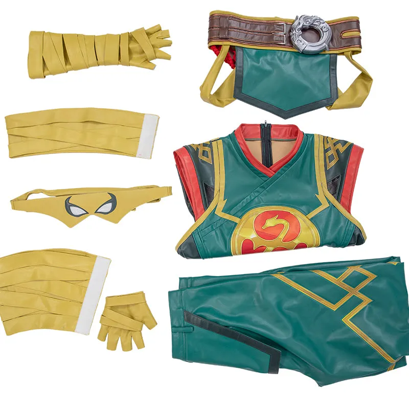 Marvel Rivals Iron Fist Cosplay Costume With Eye Mask Halloween Outfit ACcosplay