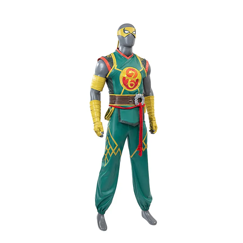 Marvel Rivals Iron Fist Cosplay Costume With Eye Mask Halloween Outfit ACcosplay