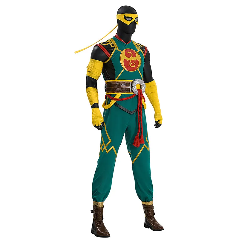 Marvel Rivals Iron Fist Cosplay Costume With Eye Mask Ver 2 Halloween Outfit ACcosplay