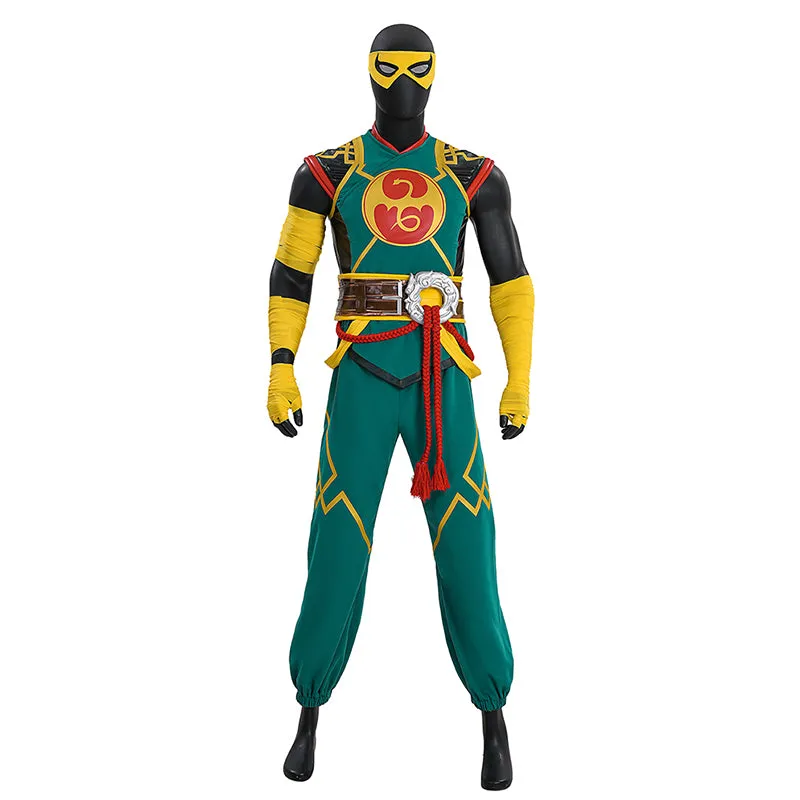 Marvel Rivals Iron Fist Cosplay Costume With Eye Mask Ver 2 Halloween Outfit ACcosplay