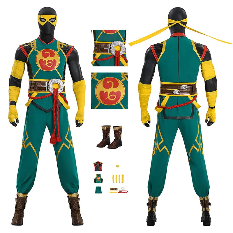 Marvel Rivals Iron Fist Cosplay Costume With Eye Mask Ver 2 Halloween Outfit ACcosplay