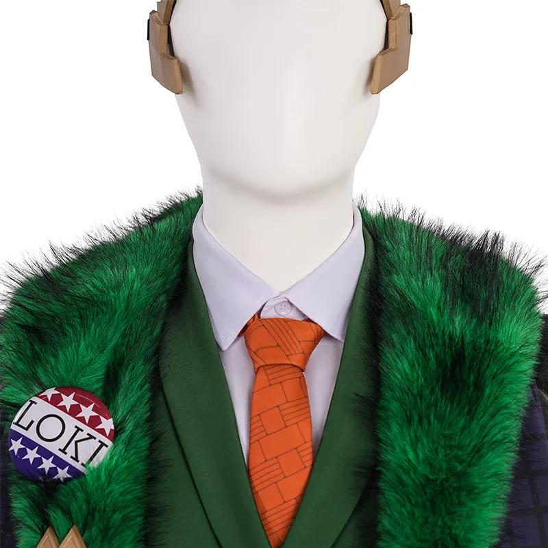 Marvel Rivals Loki Presidential Attire Cosplay Costume Halloween Outfits ACcosplay