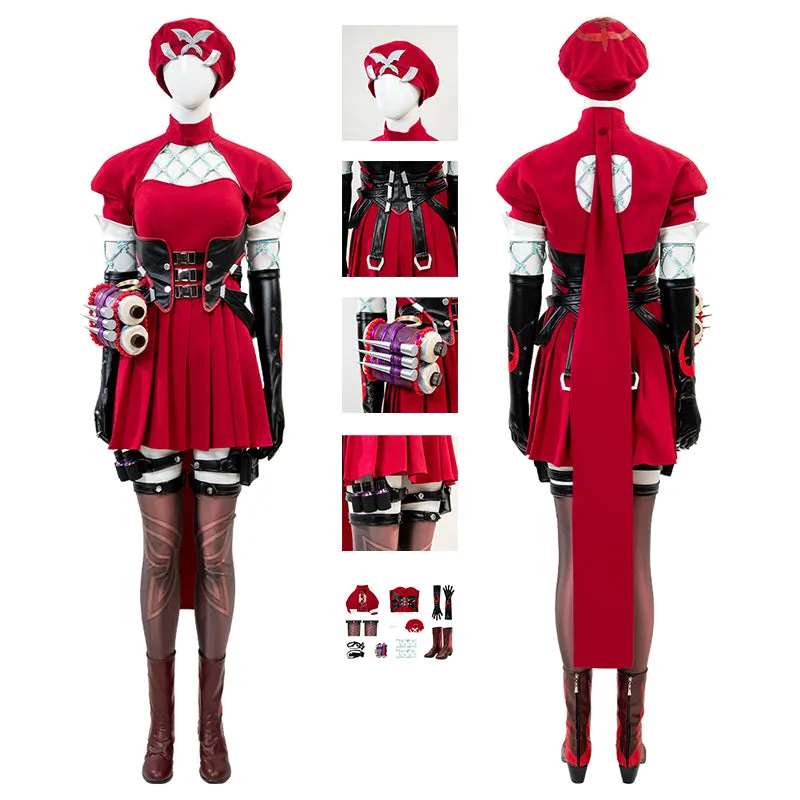 Marvel Rivals Psylocke Blood Kariudo Skin Cosplay Costume Halloween Outfit Version 2 ACcosplay