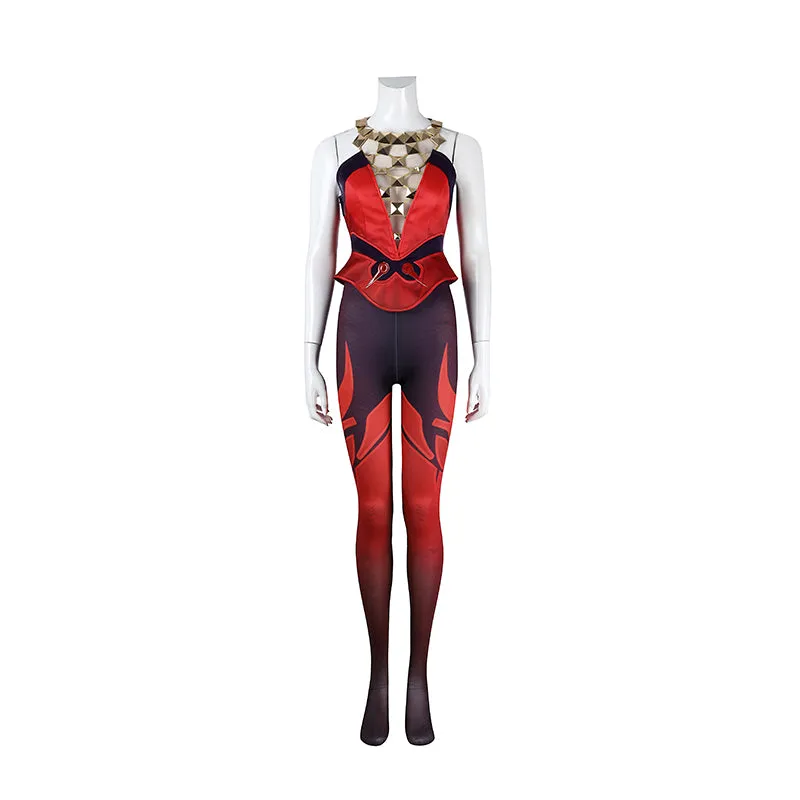 Marvel Rivals Scarlet Witch Emporium Matron Cosplay Costume Halloween Outfit ACcosplay