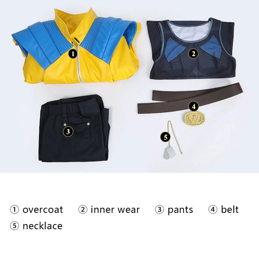 Marvel Rivals Wolverine Yellow Cosplay Costume Men's Hallowenn Suit ACcosplay